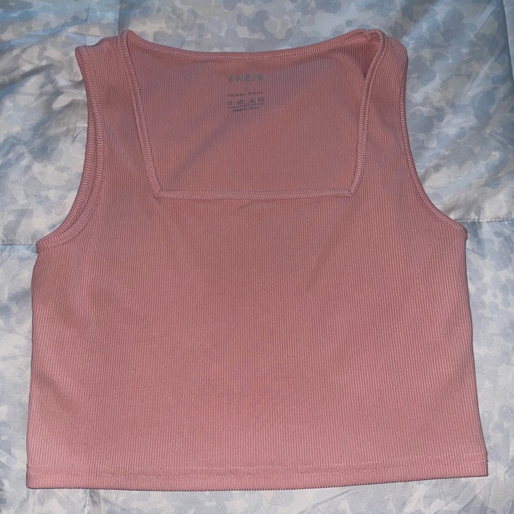 SHEIN Dusty Rose Tank Top
